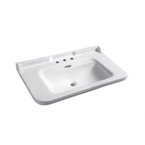 Раковина Kerasan Waldorf 100 см с 3 отверстиями под смеситель - фото 1