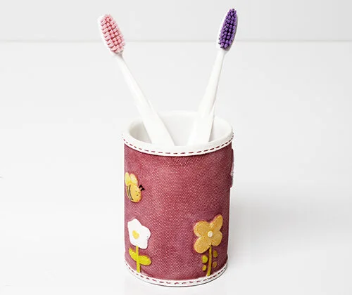 Стакан для ванной WasserKRAFT Ammer Цветок - фото 3