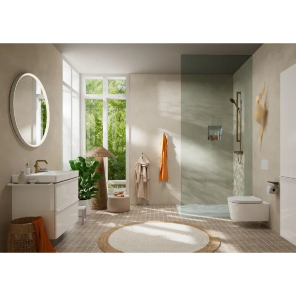 Смеситель для раковины Hansgrohe Tecturis S шлифованная бронза - фото 3