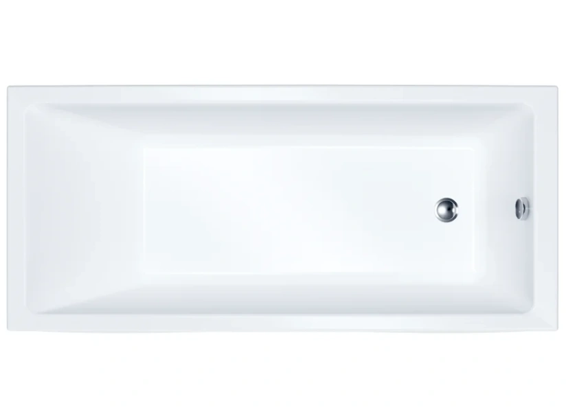 Ванна акриловая 1ACReal Palermo 180, 180 х 80 см, белая, BBA-PM188X0-00U - фото 1