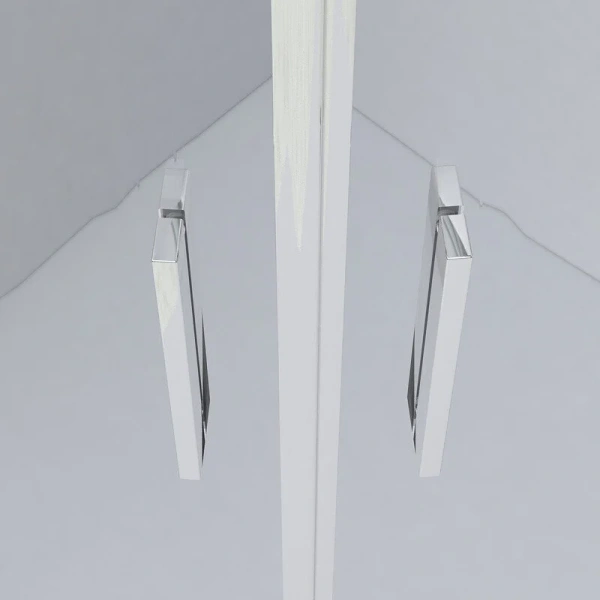 Душевой уголок Vincea Garda 90х90 см профиль черный, стекло тонированное, недорогие, стеклянные, угловые, без поддона - фото 6