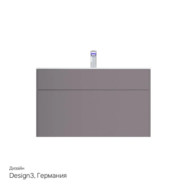 Тумба под раковину подвесная Am.Pm Inspire 2.0 100 см серая, современная, hi-tech - фото 3