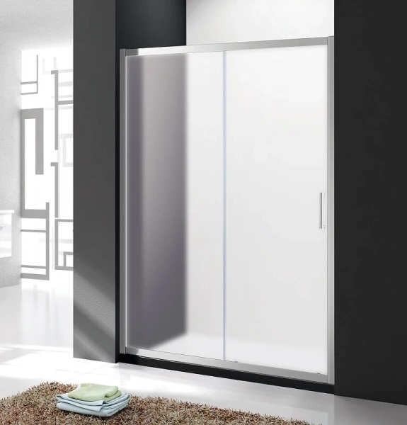 Душевая дверь в нишу Cezares Molveno 110 см стекло рифленое Punto, без антикальциевой обработки - фото 3