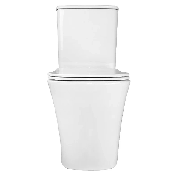 Унитаз компакт Azario Anteo Square белый, с горизонтальным, прямым выпуском, с прямым выпуском - фото 7