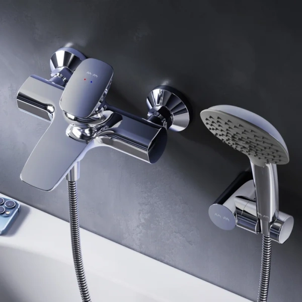 Смеситель для ванны AM.PM Spirit V2.0 с душевым набором - фото 4
