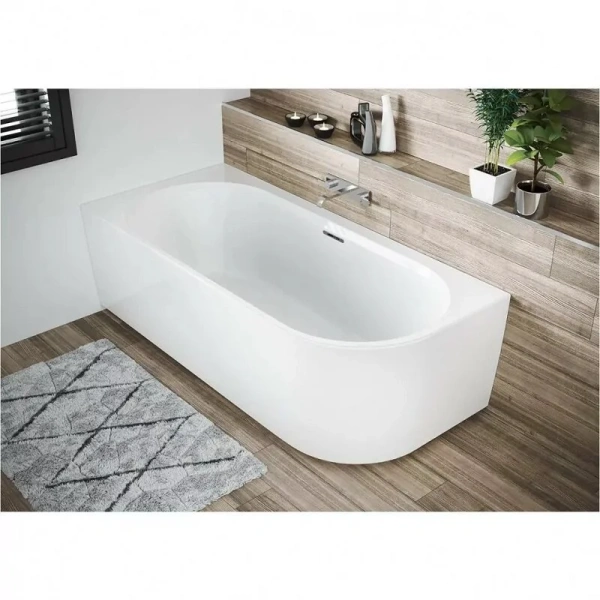 Акриловая ванна Riho Desire Velvet B087001105/B088001105, 184 x 84 см, литые панели слева/справа, цвет белый матовый - фото 1