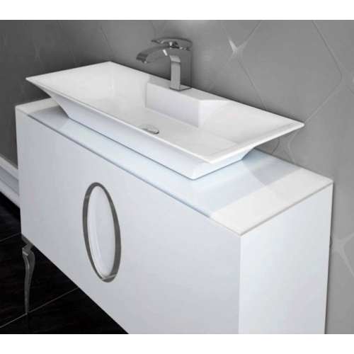 Раковина La Beaute Savoie на столешницу, белая 80см, по запросу - фото 3