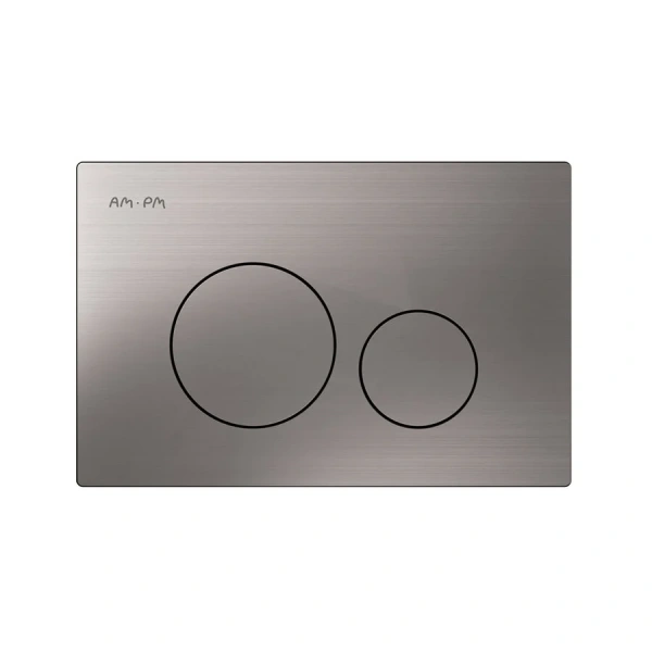 Клавиша смыва Am.Pm Pro L пневматическая матовый никель - фото 1