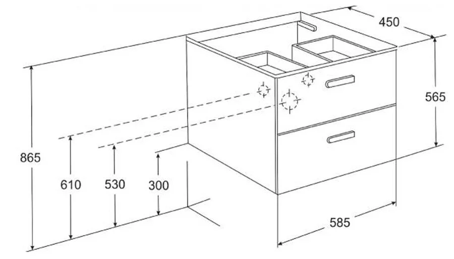 Тумба под раковину подвесная Roca Victoria Nord 80 см венге, в наличии - фото 2