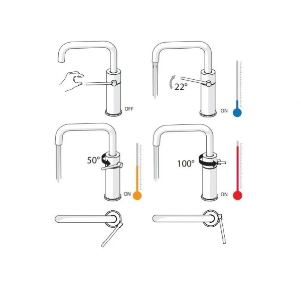 Смеситель для раковины Nobili Velis VE125168/2 высокий - фото 3