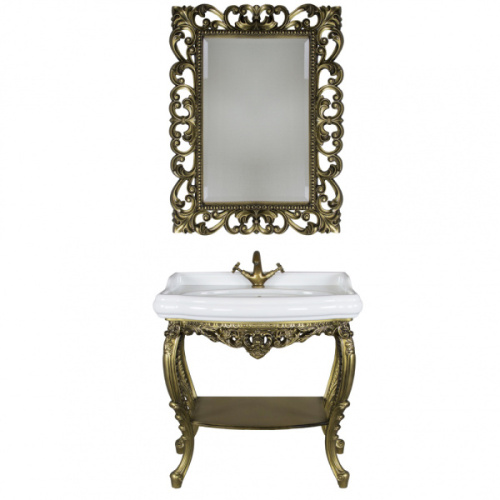 Консоль напольная, цвет бронза, Tessoro Isabella 80, классические, ретро - фото 2