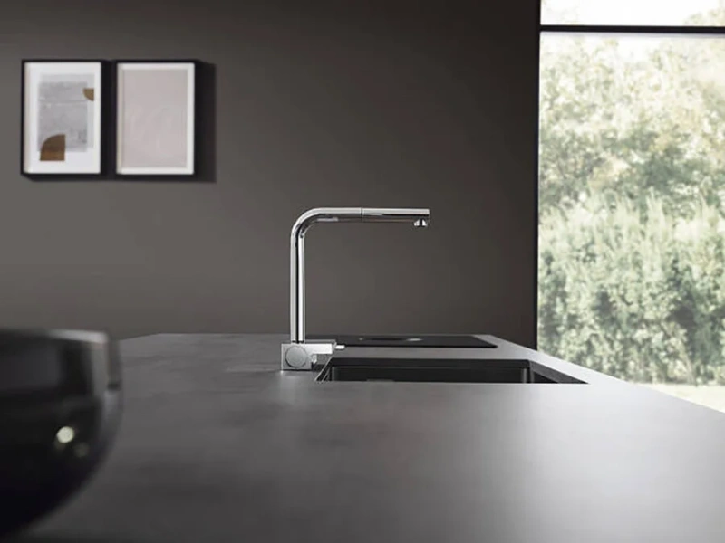 Смеситель для кухни Hansgrohe Aquno Select M81 однорычажный, хром - фото 3