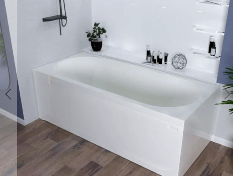 Гидромассажная ванна Радомир Вальс 1-81-2-0-0-183, 180 х 80 см, рама-подставка, фронтальная панель, слив-перелив, гидромассаж Терапия хром КУ 200, датчик уровня воды, хромотерапия, массаж спины, ступней, боковых поверхностей, аэромассаж, белая, белые - фото 8