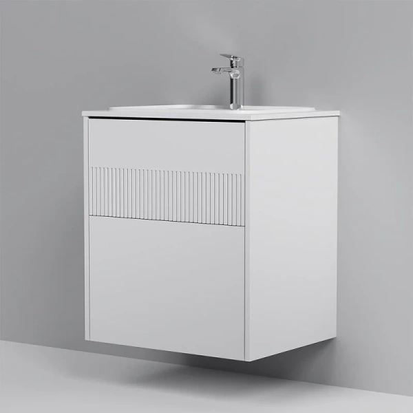 Тумба с раковиной подвесная Am.Pm Func M8FFUX0602WM 60 см с ящиками, комплект (набор) - фото 8