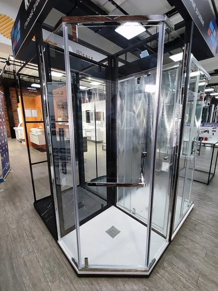 Душевой уголок RGW Hotel HO-081 профиль хром - фото 3