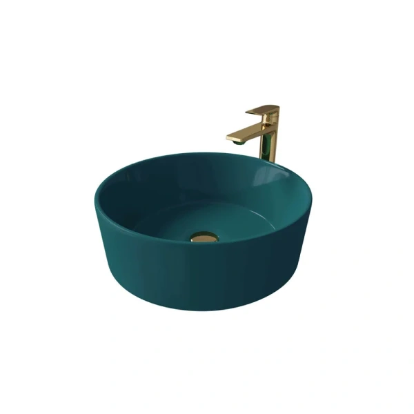 Раковина Grossman 40 см зеленая матовая, накладные (на столешницу), пристенные - фото 3
