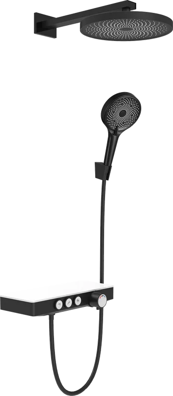 Душевой комплект BERGES Morans черный матовый - фото 1