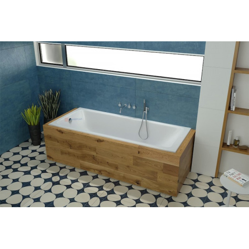 Ванна чугунная Универсал Оптима 160х70 см прямоугольная, чугунные - фото 2