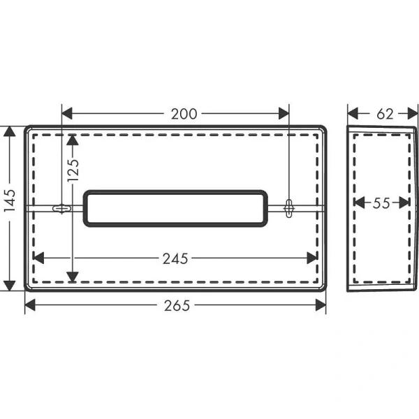 Держатель бумажных полотенец Hansgrohe AddStoris хром, современные, hi-tech - фото 2