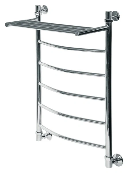 Полотенцесушитель водяной Ника Arc 80x50 см хром - фото 1