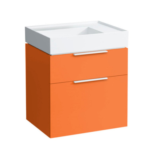 Раковина Laufen Kartell 60 см без отверстия для смесителя полка справа - фото 2