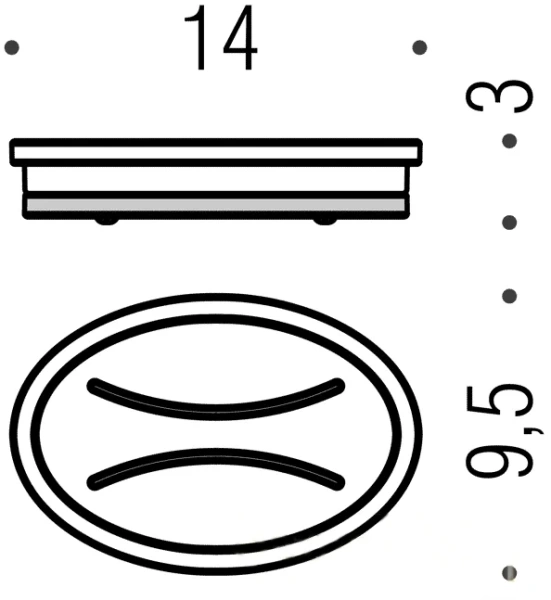 Мыльница Colombo Land настольная - фото 2