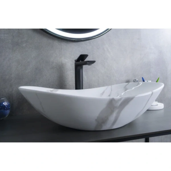 Раковина GID Lago Mnc811C 61 см под камень, 60 см - фото 6