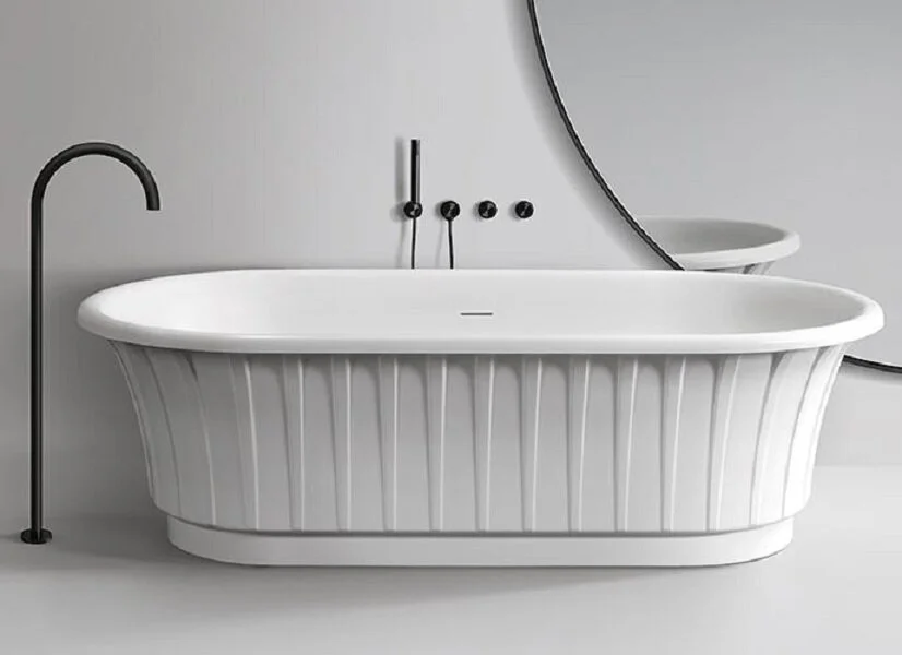 Ванна из искусственного камня Belux Колизей ВК 1750, 4810924267320, 170 x 75 см, белый - фото 1