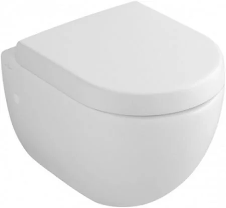 Унитаз подвесной Villeroy & Boch Subway альпийский белый без грязеотталкивающего покрытия - фото 1