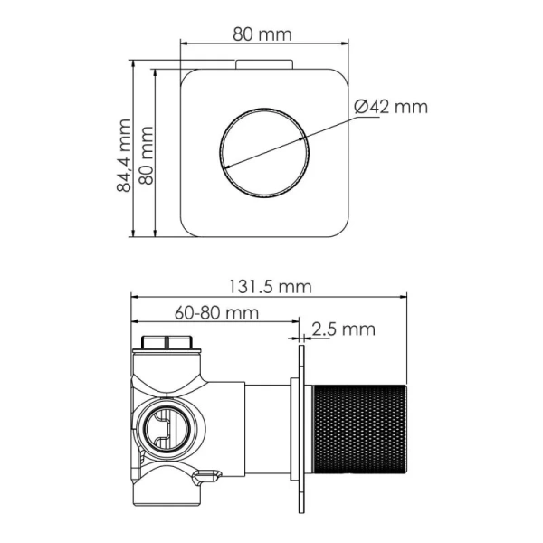 Переключатель потоков WasserKRAFT Tauber на 2 потребителя - фото 2