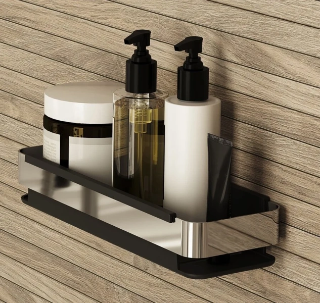 Полочка для ванной IDDIS нержавеющая сталь - фото 3