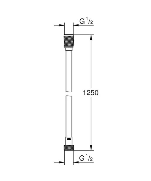 Шланг для душа Grohe Silverflex хром - фото 3
