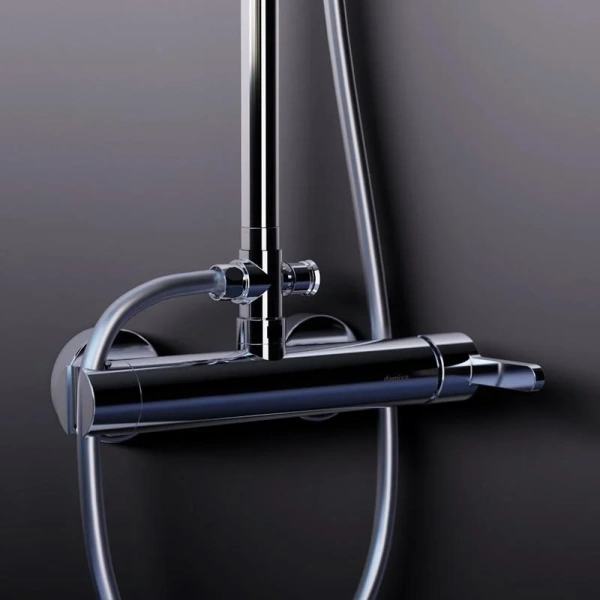 Душевая стойка Damixa Scandinavian Pure 936710 со смесителем, рычажные - фото 6