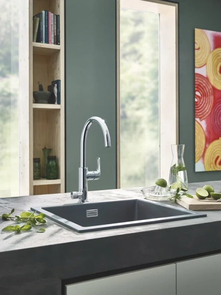 Смеситель для кухни с функцией фильтрации воды Grohe Blue 30383000 - фото 4