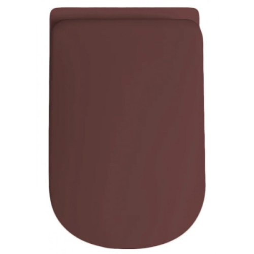 Унитаз подвесной Kerasan Tribeca borgogna matt - фото 3