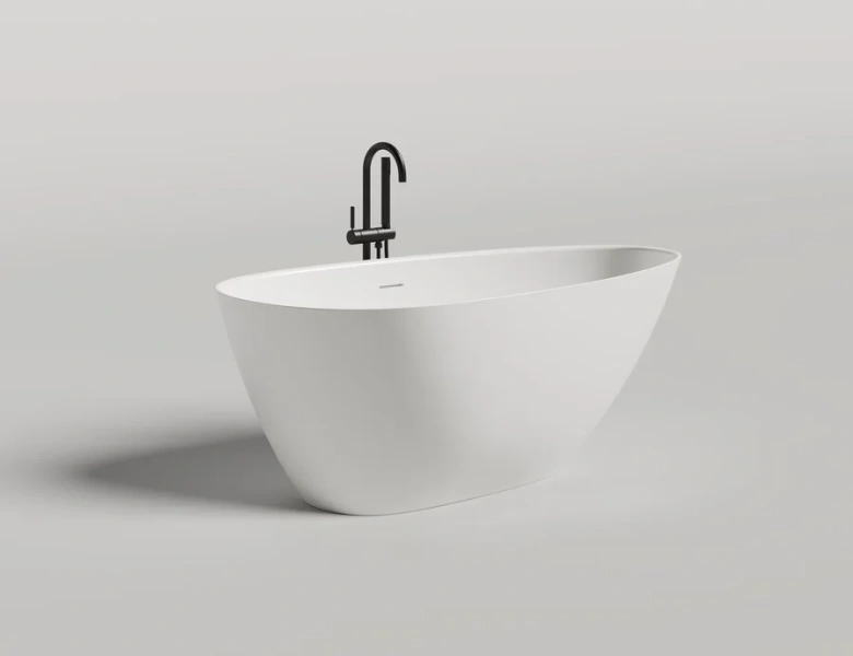 Ванна из искусственного камня Salini Paola 160х80 см отдельностоящая - фото 3