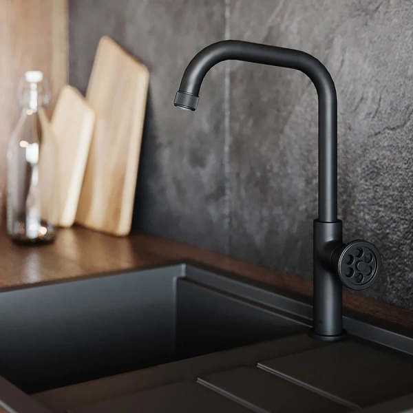 Смеситель для кухни IDDIS Grange с поворотным изливом, на мойку, на столешницу - фото 6