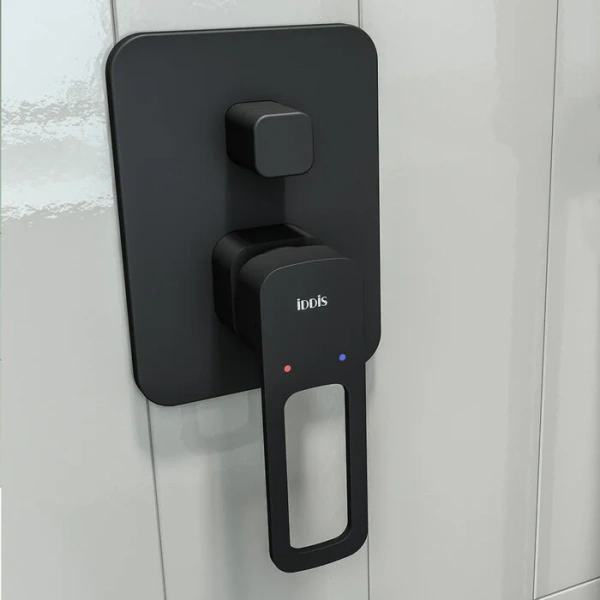 Смеситель для душа IDDIS Slide черный матовый, современные, hi-tech - фото 3