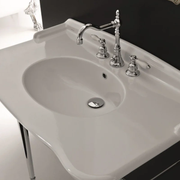 Раковина подвесная ArtCeram Hermitage белая - фото 3