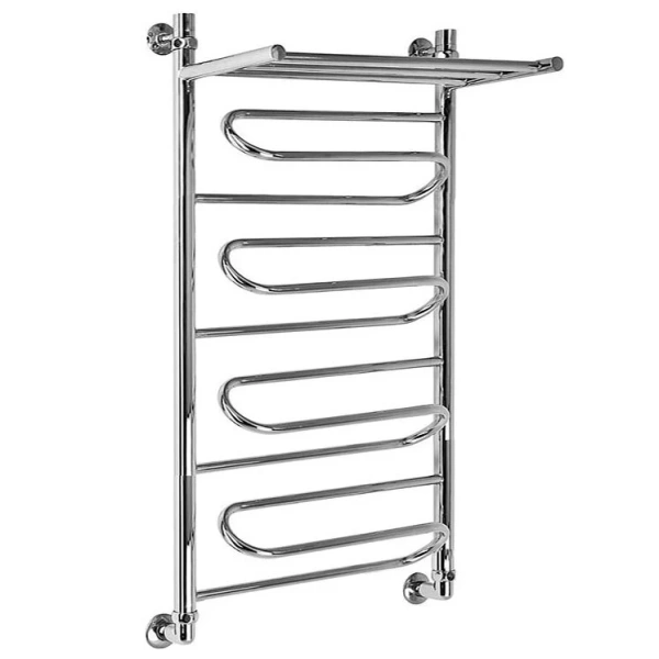 Полотенцесушитель водяной Ника Curve 100x60 см хром - фото 1