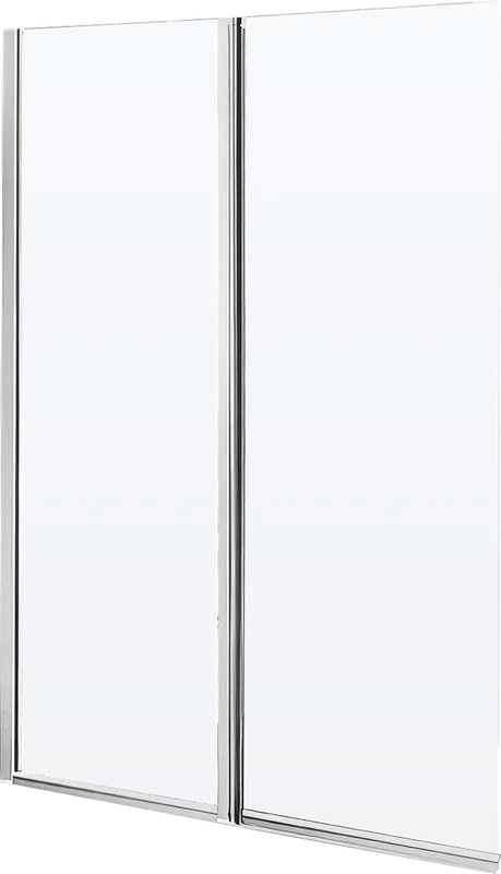 Шторка для ванны BelBagno Uno 90х150 см стекло прозрачное, распашные - фото 5