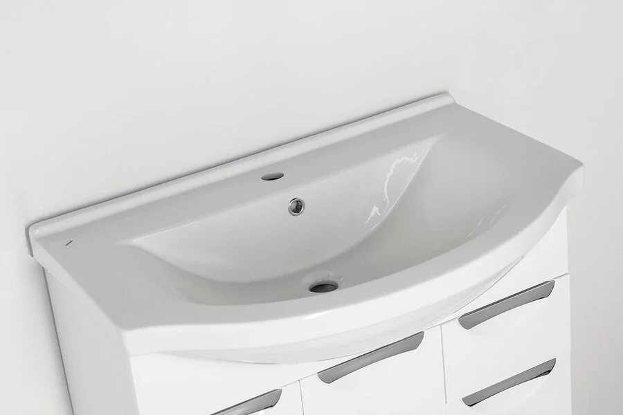 Тумба с раковиной напольная Style Line Жасмин ЛС-00000585 100 см с ящиками, 100 см - фото 6