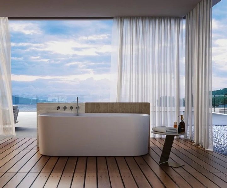 Акриловая ванна Abber 170х78 см полукруглая, полукруглые - фото 5