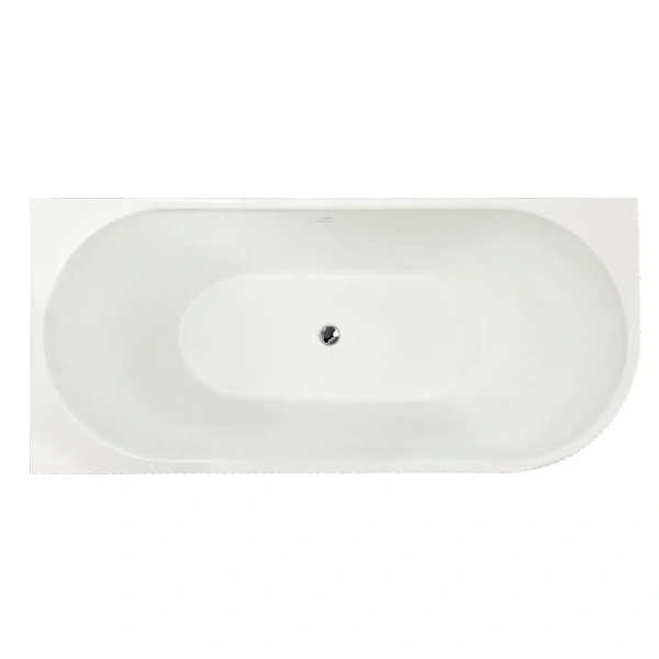 Ванна акриловая Royal Bath Nero RB710300L-CH/RB710300R-CH, 150 x 75 см, левая/правая, цвет белый - фото 3