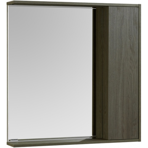 Зеркальный шкаф с подсветкой Акватон Стоун 1A228302SX 80 см с одной дверцей - фото 1