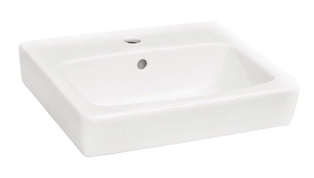 Тумба под раковину подвесная Акватон Верди 50 см белый/ясень фабрик, моноблок - фото 5