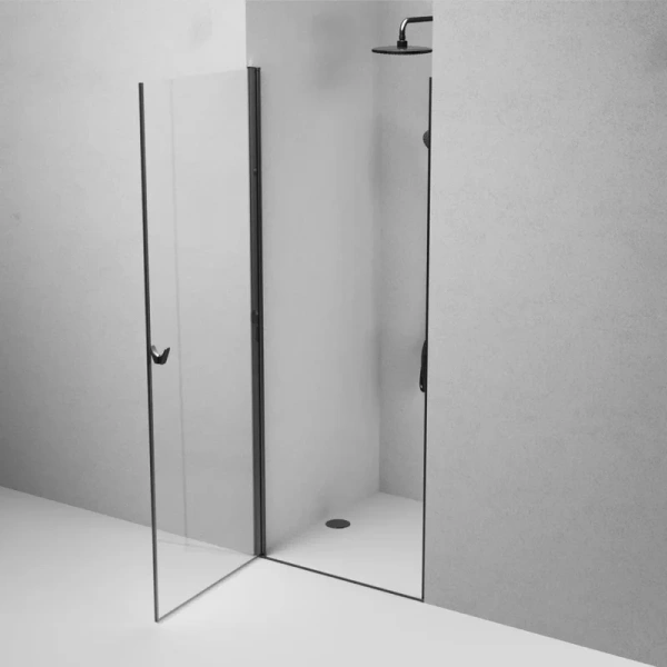 Душевая дверь в нишу Am.Pm Sunny 80 см профиль черный, по запросу - фото 8