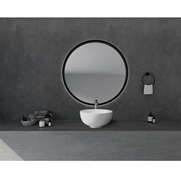 Раковина Abber Stein 40 см белая матовая - фото 4