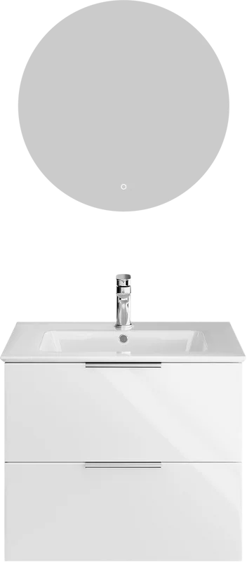 Тумба под раковину подвесная Kerama Marazzi Piano Forte 65 см белая, подвесная, пристенная - фото 4