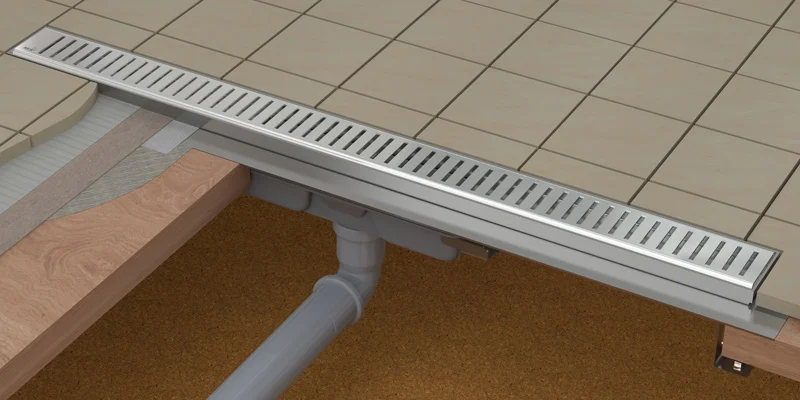 Решетка Alcaplast 65 см хром матовый - фото 4